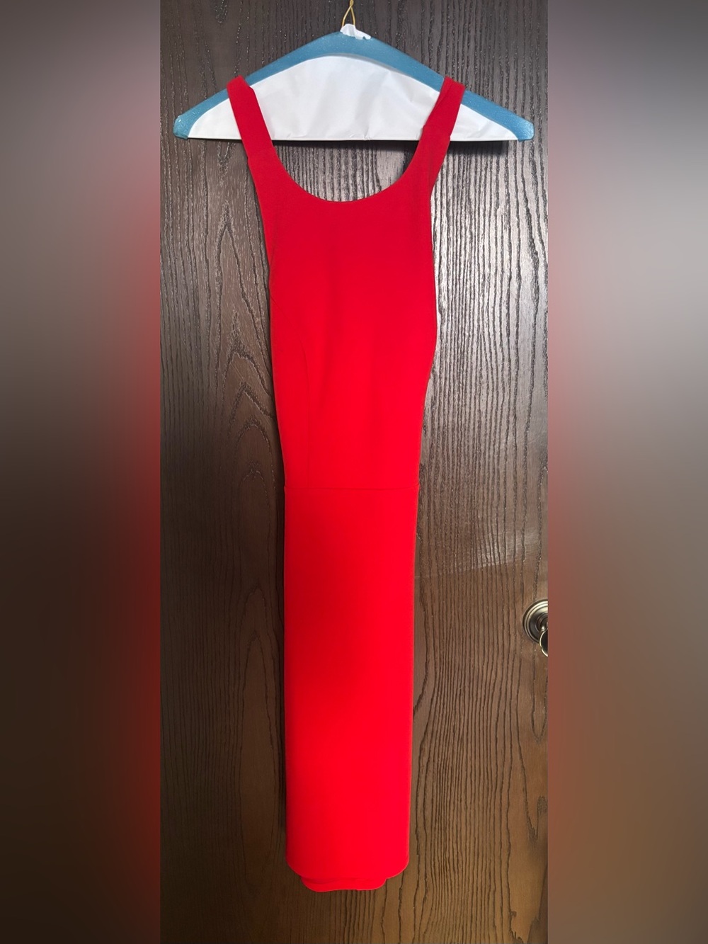 Lulu's Red Cross back mini Dress
